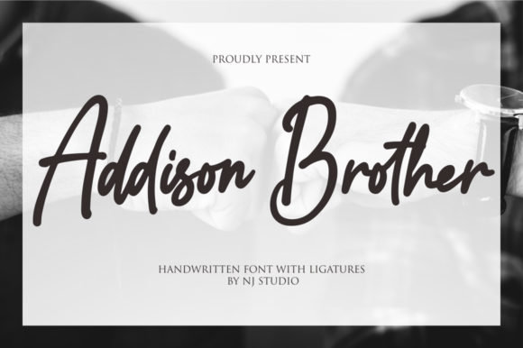Addison Brother: A Script Amp Typeface for Elegant Brand Identity
