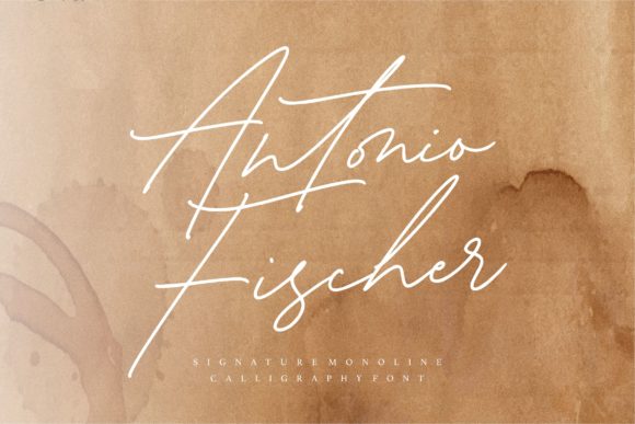 Antonio Fischer: A Handwritten Typeface for Modern Web Design