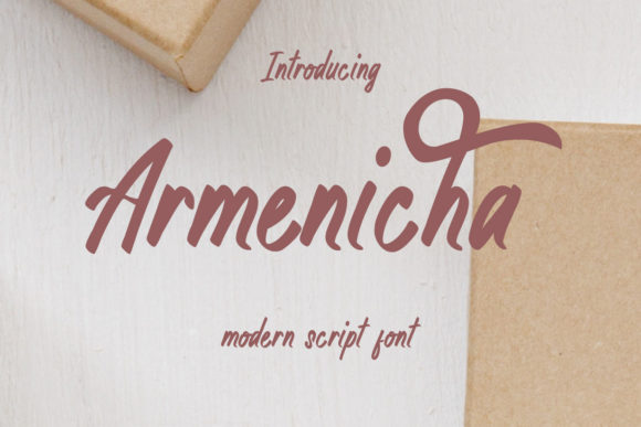 Armenicha: A Handwritten Font for Modern Web Design