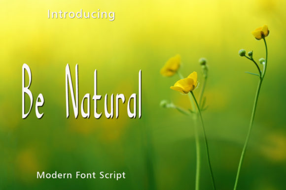 Be Natural: A Minimal Handwritten Typeface for Authentic Branding