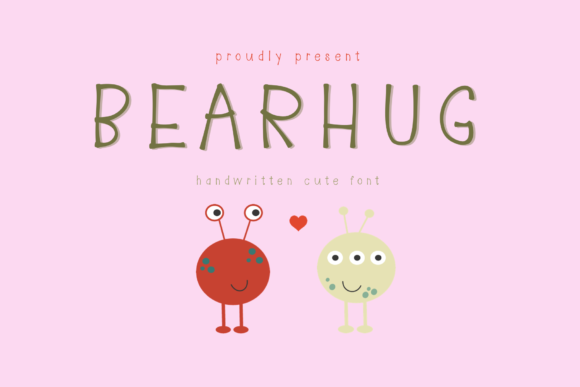 Bearhug: A Handwritten Typeface for Warm Editorial Design