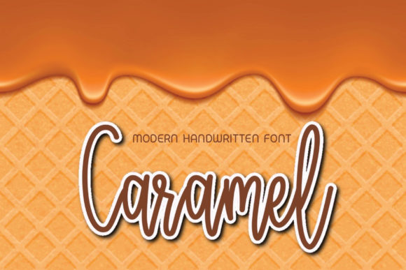 Caramel Font: A Handwritten Typeface for Authentic Brand Identity