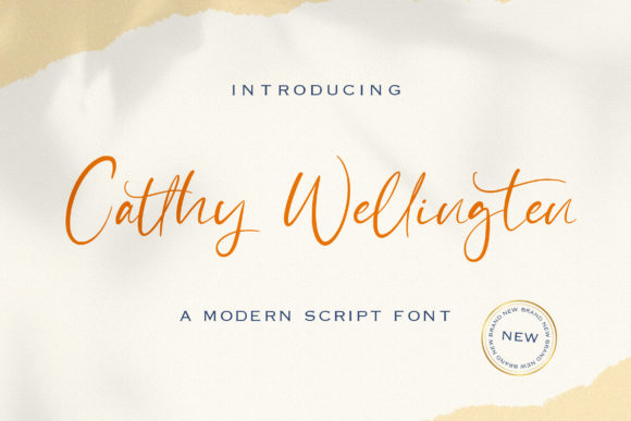 Catthy Wellingten: The Handwritten Typeface for Clearer Campaign Visuals