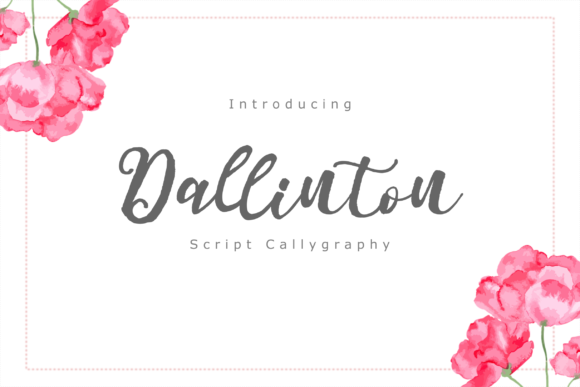 Dallinton Typeface Review: Elegant Script for Digital Branding