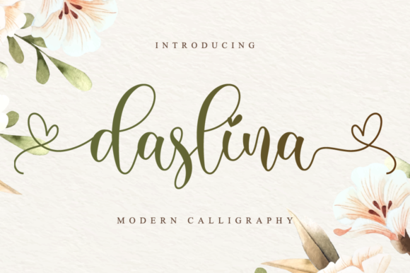 Daslina Review: A Handwritten Typeface for Modern Brand Identity