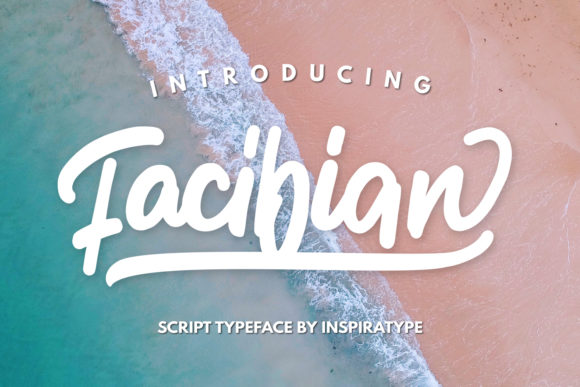 Facibian: A Sweet Handwritten Typeface for Editorial Design