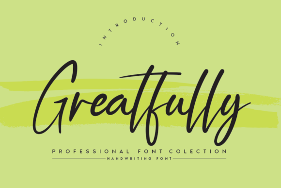 Greatfully Typeface Review: A Flowing Handwritten Font for Elegant Branding