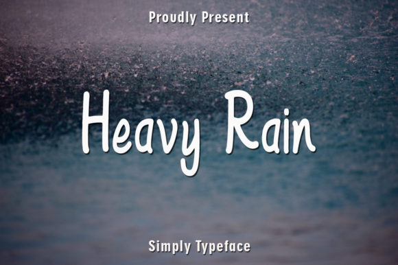 Heavy Rain Typeface: A Designer’s Guide to Handwritten Branding