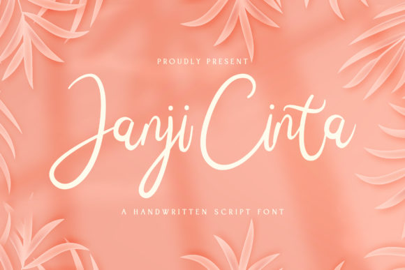 Janji Cinta: The Handwritten Font for Authentic Brand Identity