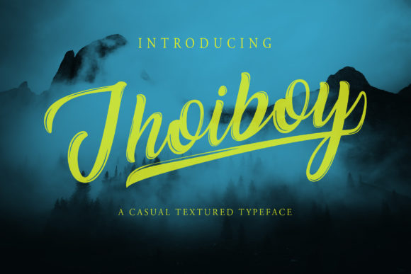 Jhoiboy: A Handwritten Font for Elegant Editorial Design