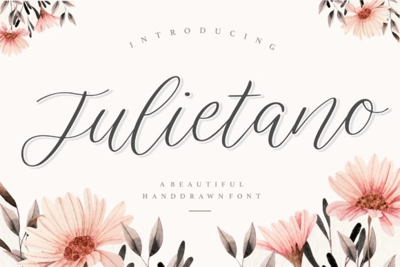 Julietano: A Handwritten Font for Polished Brand Identity