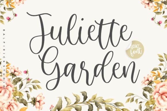 Juliette Garden: A Modern Handwritten Font for Crafters and Sellers