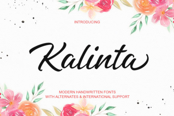 Kalinta Typeface Review: Elegant Script for Digital Branding
