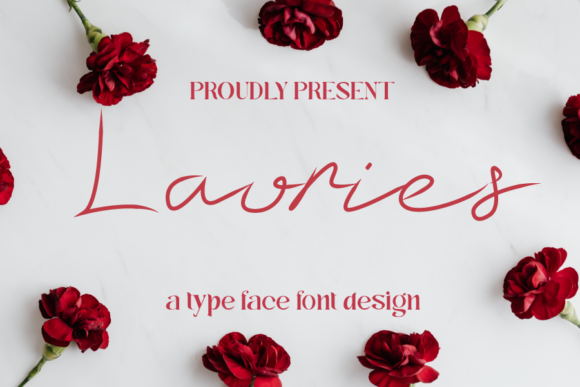 Lauries: A Handwritten Font for Editorial Design and Brand Identity
