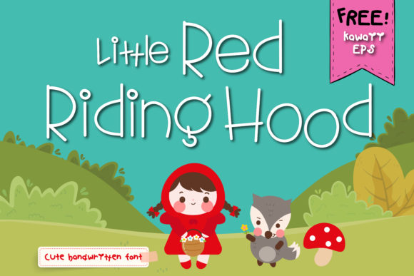 Little Red Riding Hood: A Handwritten Font for Authentic Branding