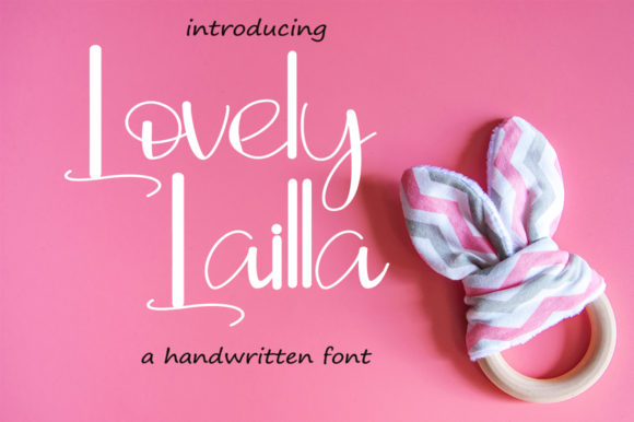 Lovely Lailla: The Handwritten Typeface for Elegant Branding