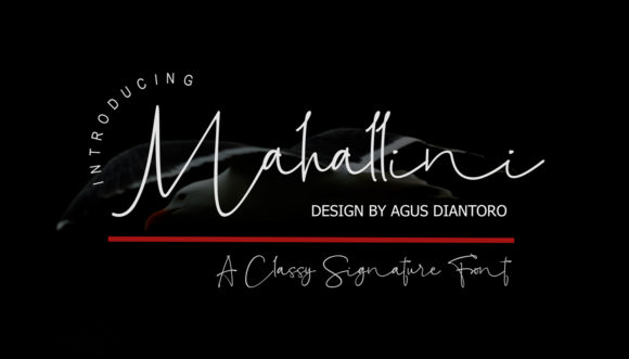 Mahallini: The Handwritten Typeface for Polished Brand Identity