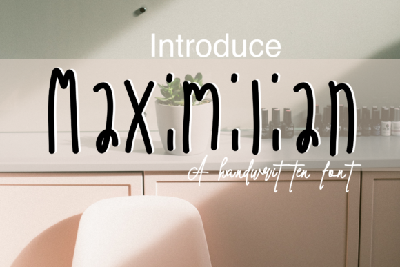 Maximilian Typeface: A Sweet Handwritten Font for Digital Branding