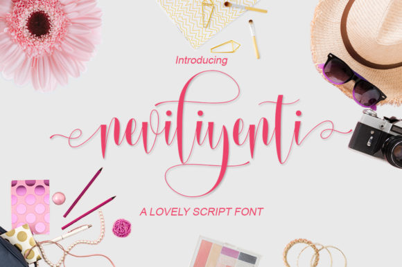 Neviliyenti: A Script Font for Elegant Editorial Design