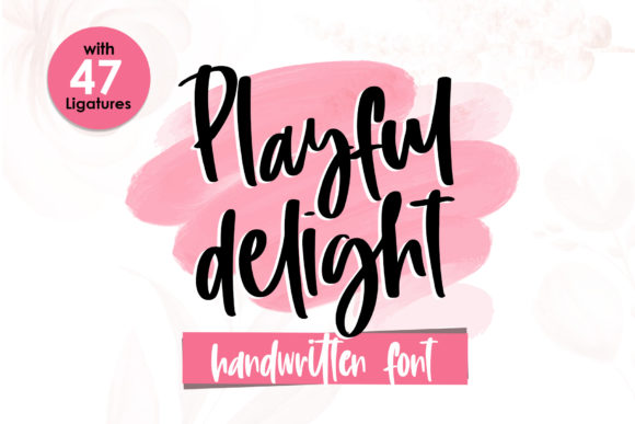 Playful Delight: A Sweet Handwritten Typeface for Creative Makers