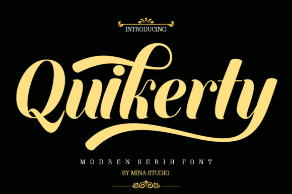 Quikerty: A Handwritten Font for Modern Editorial Design