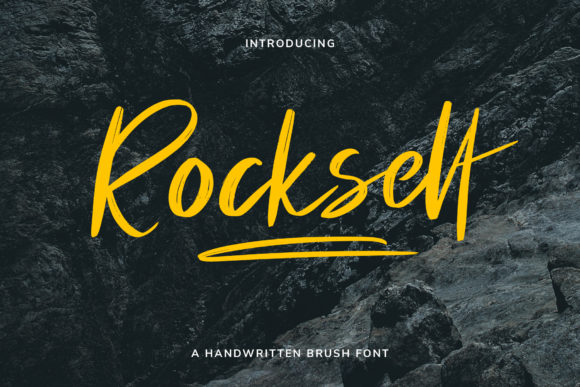 Rockselt: A Handwritten Font for Editorial Design