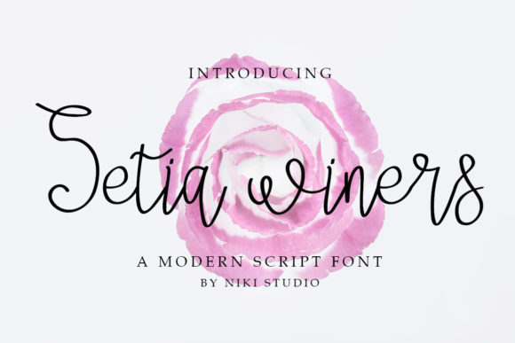 Setia Winers: A Handwritten Typeface for Editorial Elegance