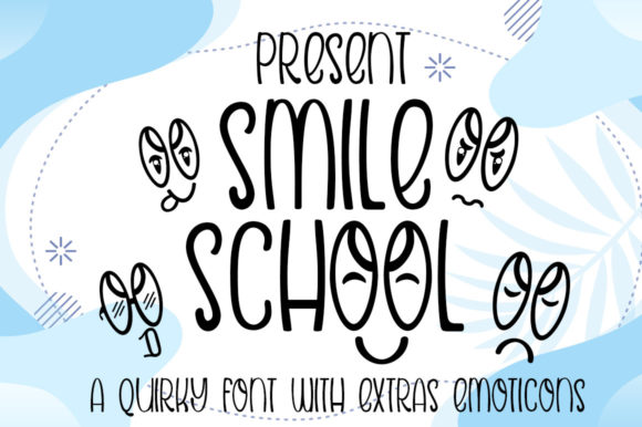 Smile School Typeface: A Handwritten Font for Editorial Design