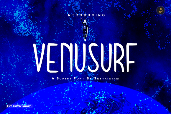 Venusurf: A Handwritten Typeface for Authentic Craft Branding