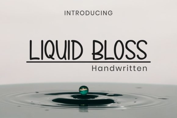 Why Liquid Bloss Is the Perfect Handwritten Font for Small Business Branding