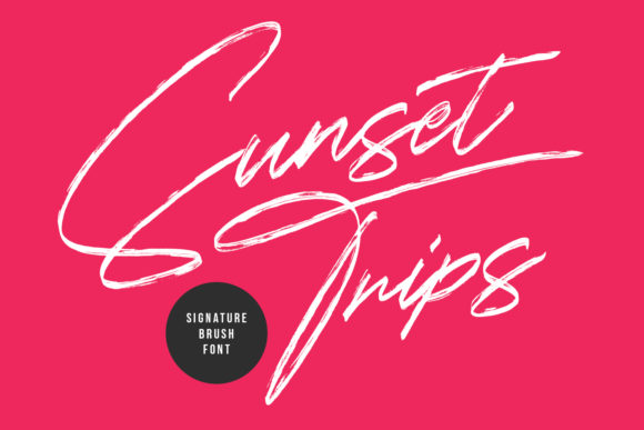 Why Sunset Trips Is the Handwritten Typeface Your Editorial Design Needs